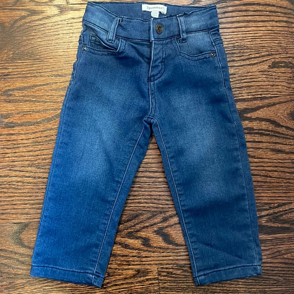 3 Pommes, Baby Boy 👦 Jeans, 9-12mo.       (102)